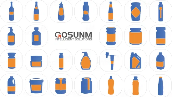 Aplicador de etiqueta Gosunm garrafa de vinho semiautomática pode potes copo seringa bálsamo labial ampola balde tubo frasco balde oval envoltório em torno da máquina de rotulagem de garrafas